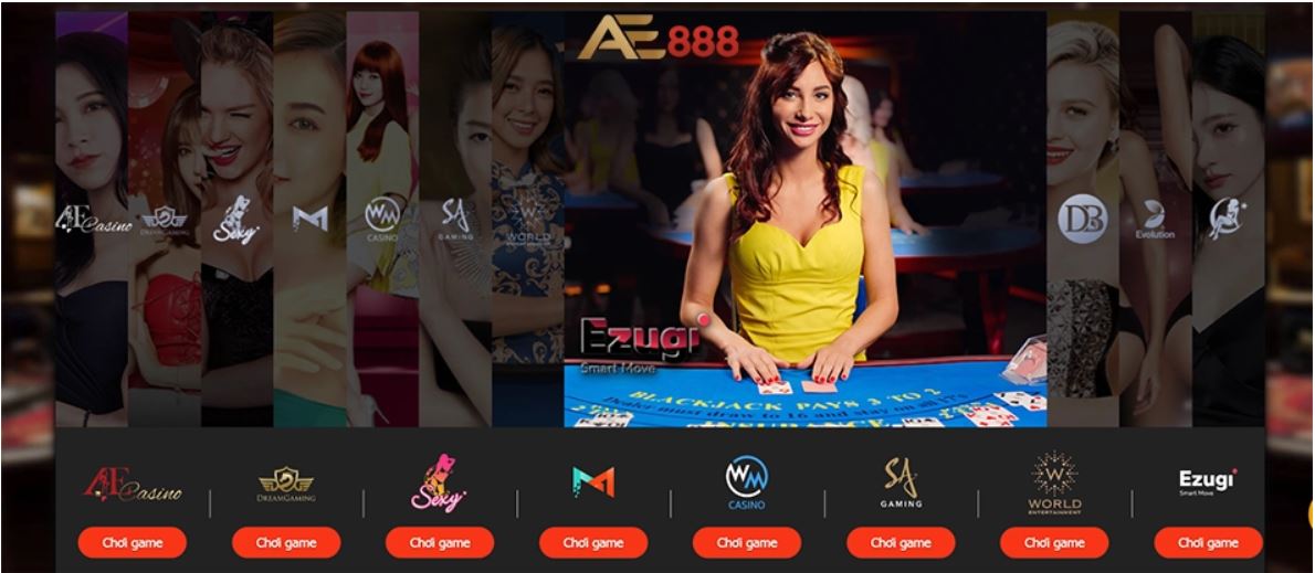 Casino AE888 đa dạng và phong phú